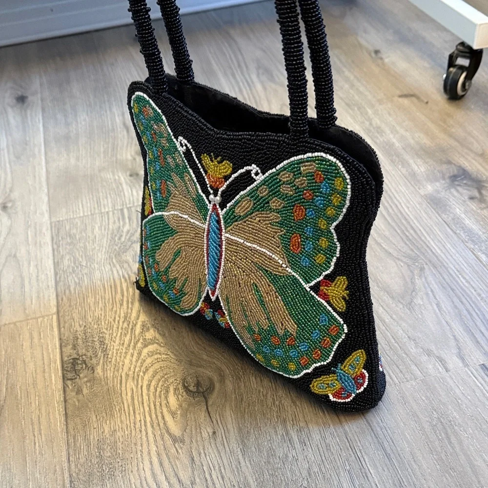Y2K Beaded Butterfly Handbag - Picture 15 of 15